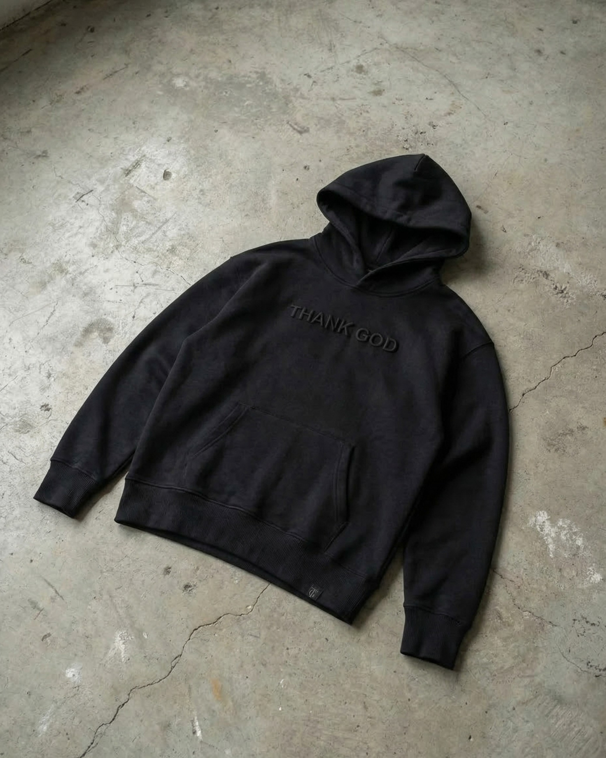Embossed Hoodie